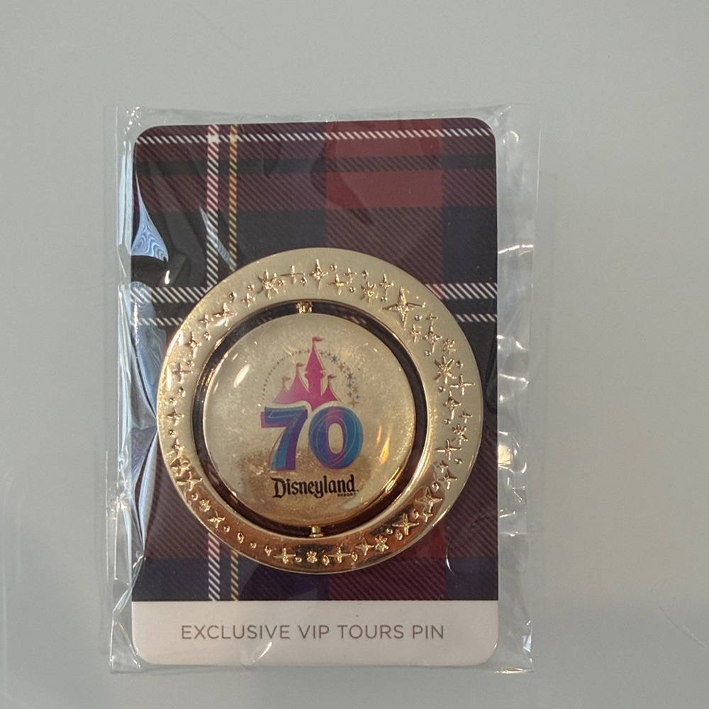 Disneyland 70th Anniversary VIP Tours Pin